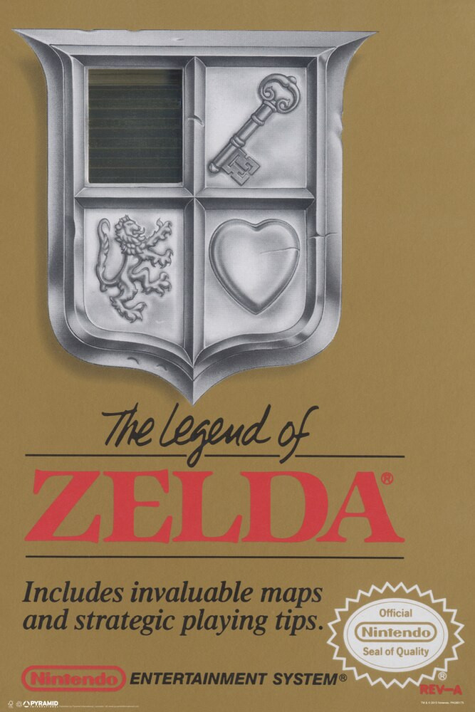 The Legend Of Zelda Super Ninetendo Nes Game Boy Ds 3ds Wii Vintage Box Canvas Canvas Print | PB Canvas