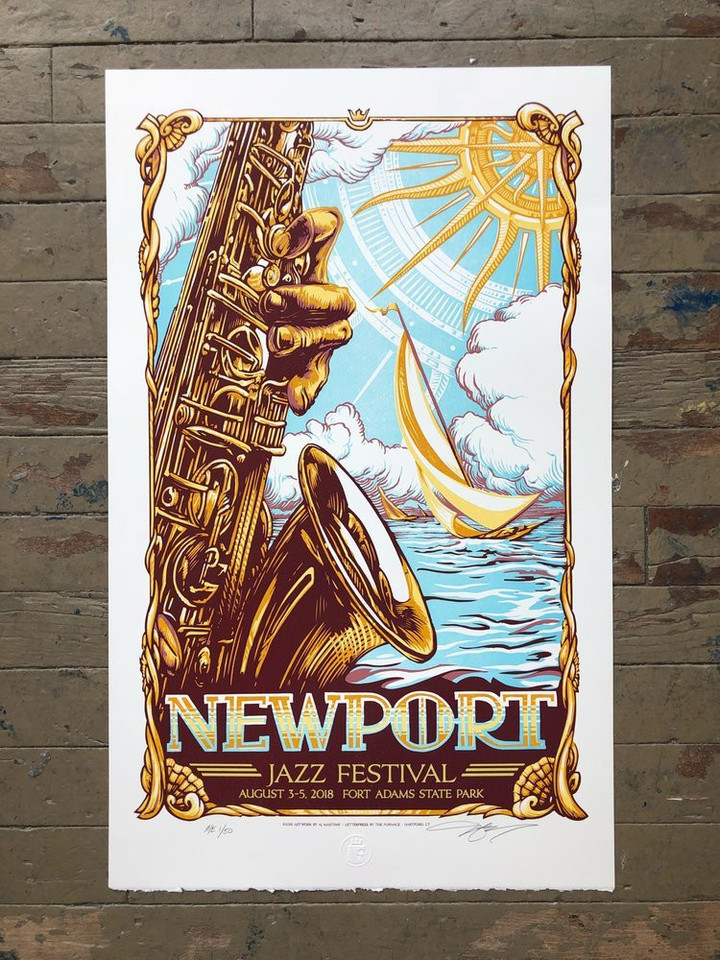 Newport Jazz Festival 2018 Newport Ri Aj Masthay Canvas Canvas Print | PB Canvas