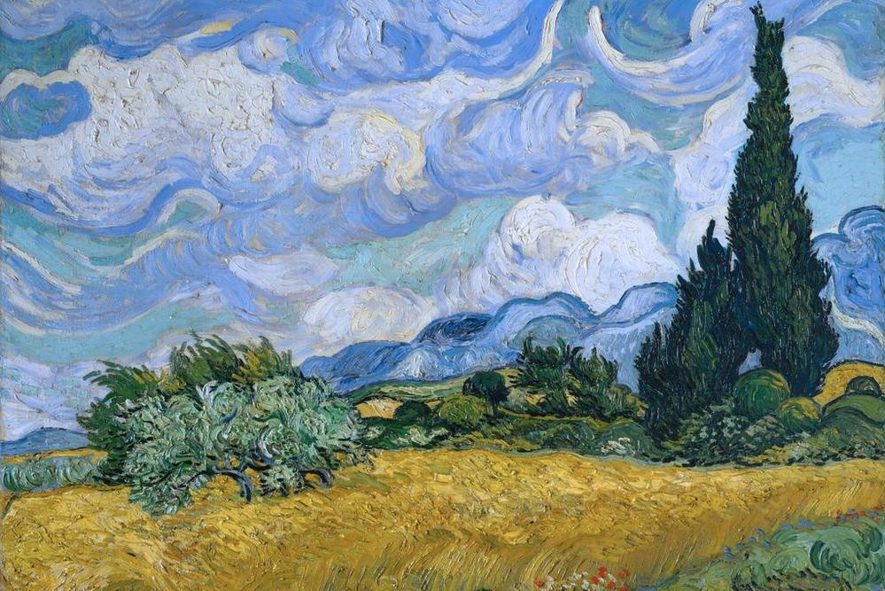 Vincent Van Gogh Wheat Field With Cypresses Canvas Canvas Print | PB Canvas