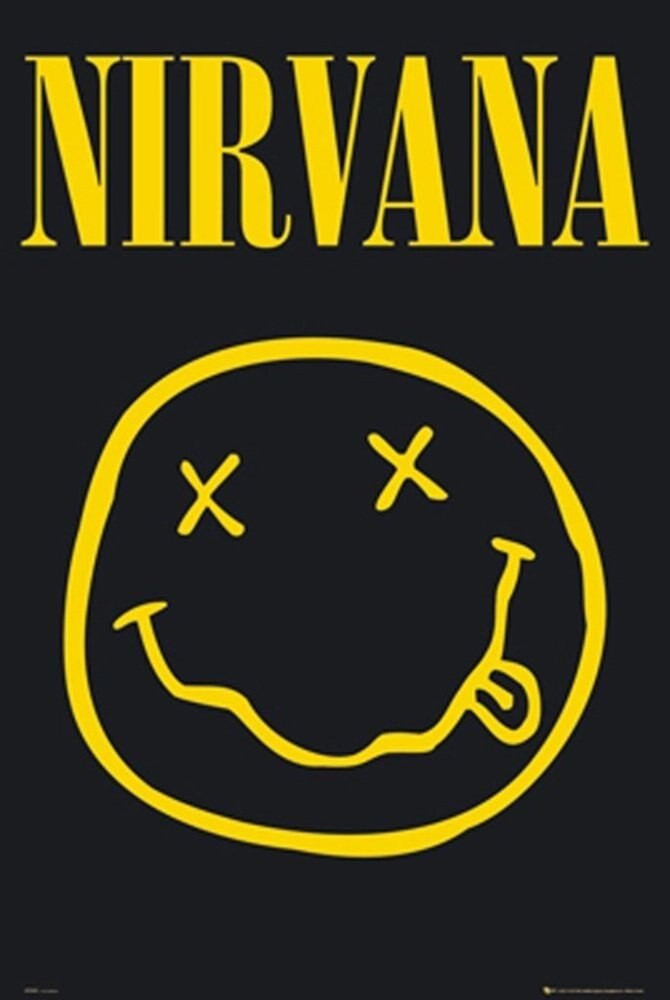 Nirvana Music Album Smiley Face Canvas Canvas Print | PB Canvas