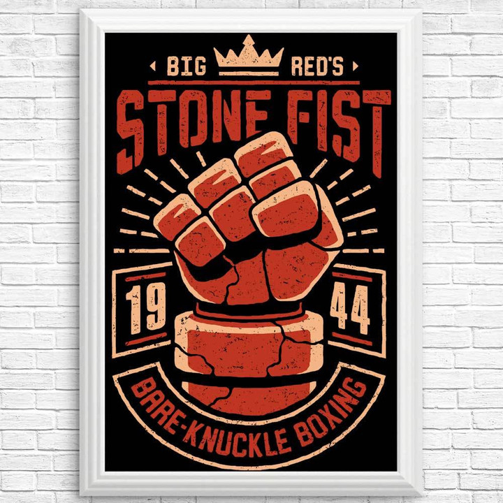 Stone Fist Boxings Wall Art Canvas Print | PB Canvas