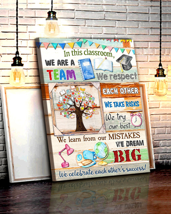 Classroom Wall Decoration Canvas In This Classroom Dhg 1676 | PB Canvas