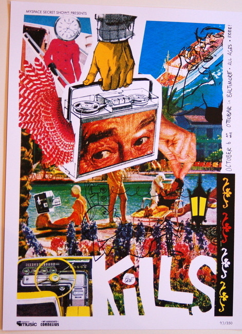 The Kills Dead Weather Mosshart Myspace Secret Show Concert Canvas Canvas Print | PB Canvas