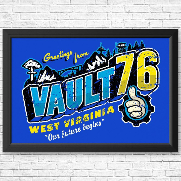 Greetings From West Virginias Wall Art Canvas Print | PB Canvas