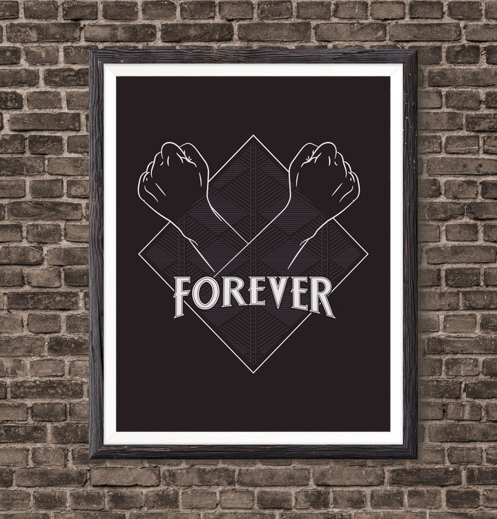 Wakanda Forever Canvas Black Panther Canvas Marvel Canvas Canvas Canvas Print | PB Canvas