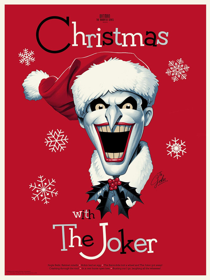 Christmas With The Joker Variant Canvas Canvas Print | PB Canvas