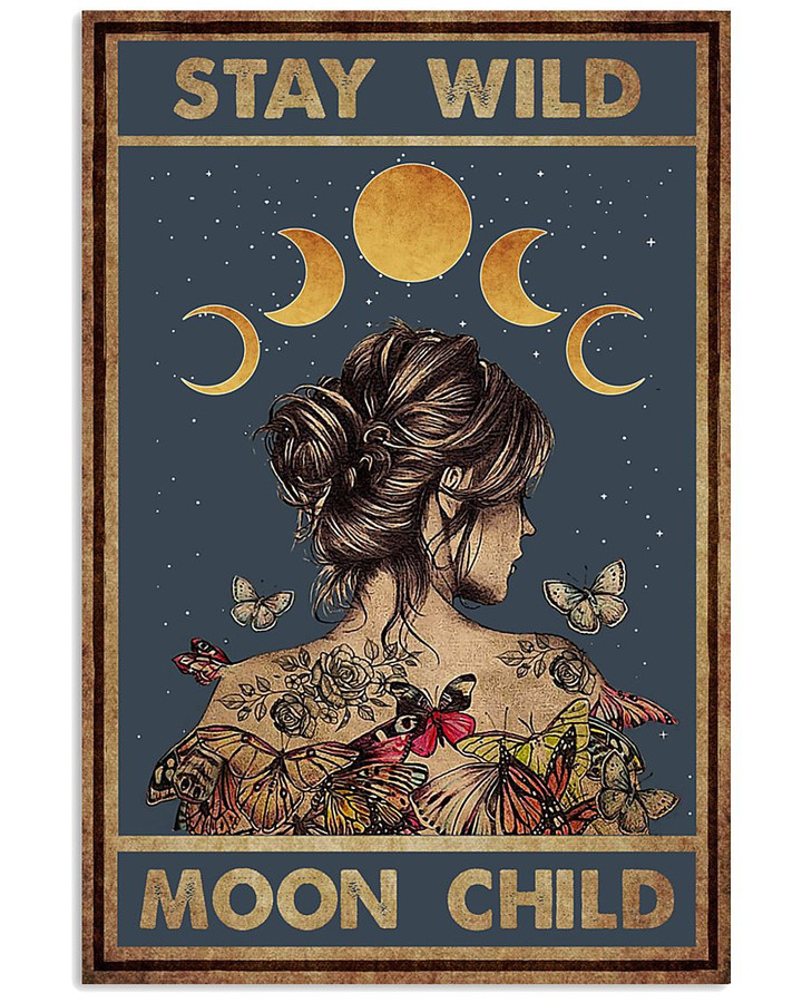 Stay Wild Moon Child Girl | PB Canvas