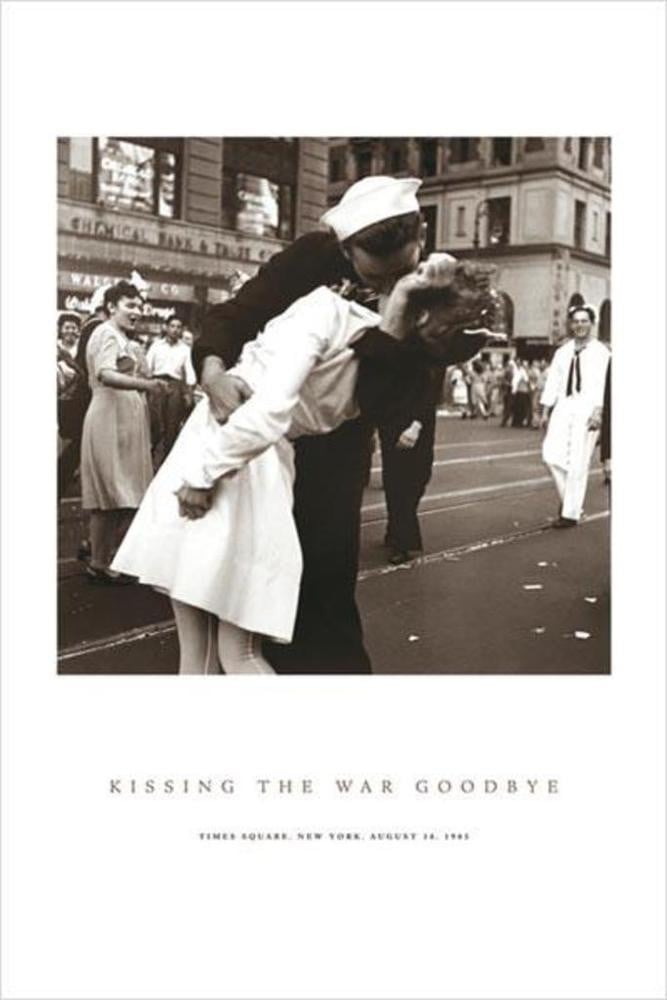 Kissing The War Goodbye Canvas Canvas Print | PB Canvas