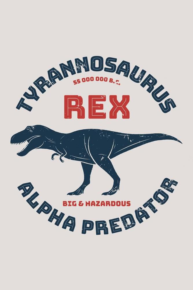 Tyrannosaurus Rex Alpha Predator Big And Hazardous Canvas Canvas Print | PB Canvas