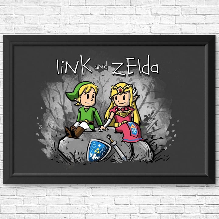Link And Zeldas Wall Art Canvas Print | PB Canvas