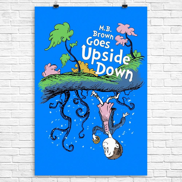 Mb Brown Goes Upside Down Canvas Canvas Print | PB Canvas