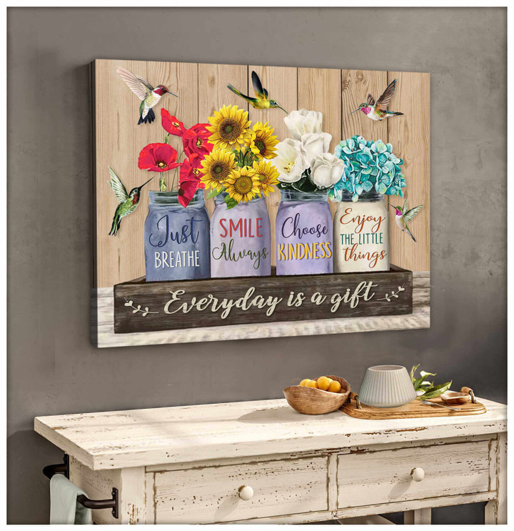 Canvas Hummingbird Everyday Is A Gift Dhg 1582 | PB Canvas