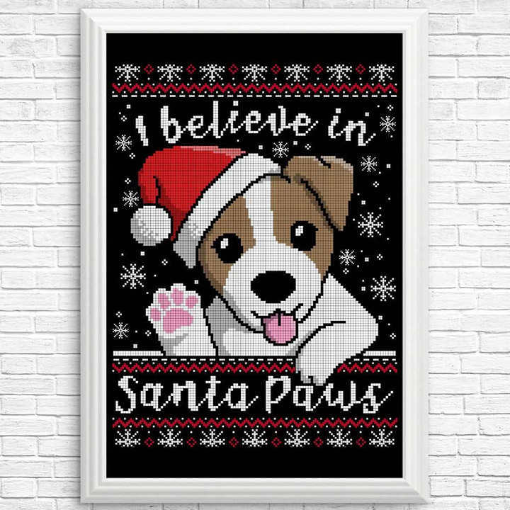 I Believe In Santa Pawss Wall Art Canvas Print | PB Canvas