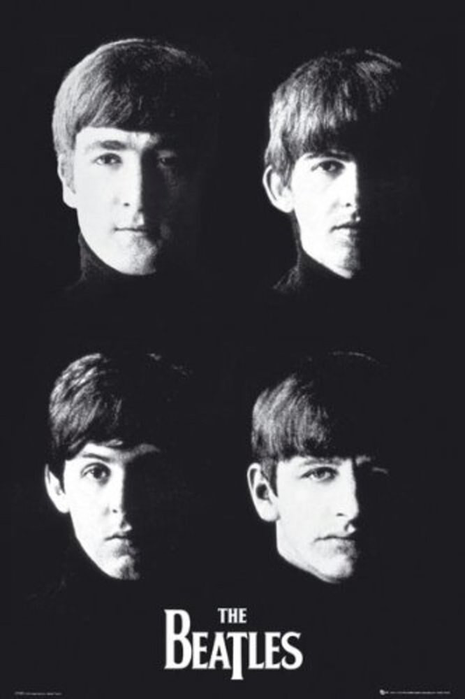 The Beatles With Band Faces Music Canvas Canvas Print | PB Canvas