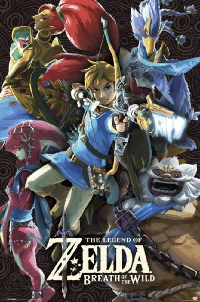 Legend Of Zelda Breath Of The Wild Divine Beasts Video Game Gaming Canvas Canvas Print | PB Canvas