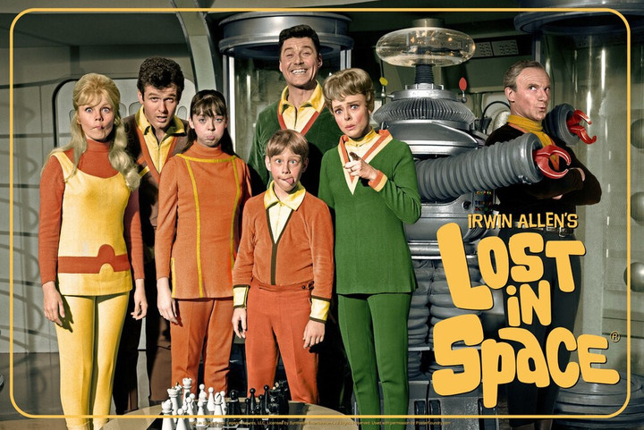 Lost In Space Cast Funny Faces Tv Show Canvas Canvas Print | PB Canvas