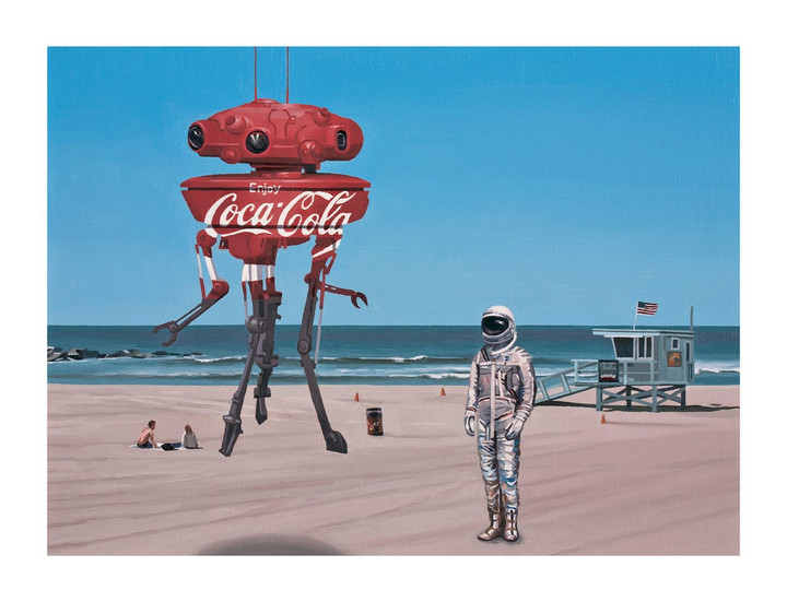 Coca Cola Viper Droid By Scott Listfield Canvas Canvas Print | PB Canvas