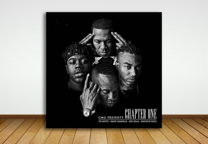 Hard Core Rapper Yo Gotti Chapter One Music Album Cover Canvas Canvas Print | PB Canvas