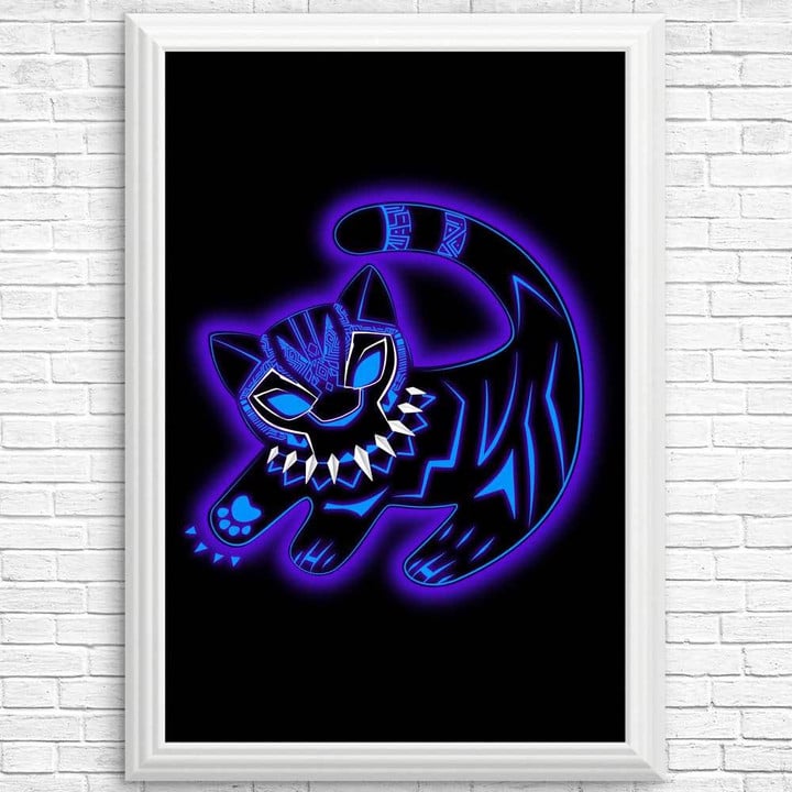 The Glowing Panther Kings Wall Art Canvas Print | PB Canvas
