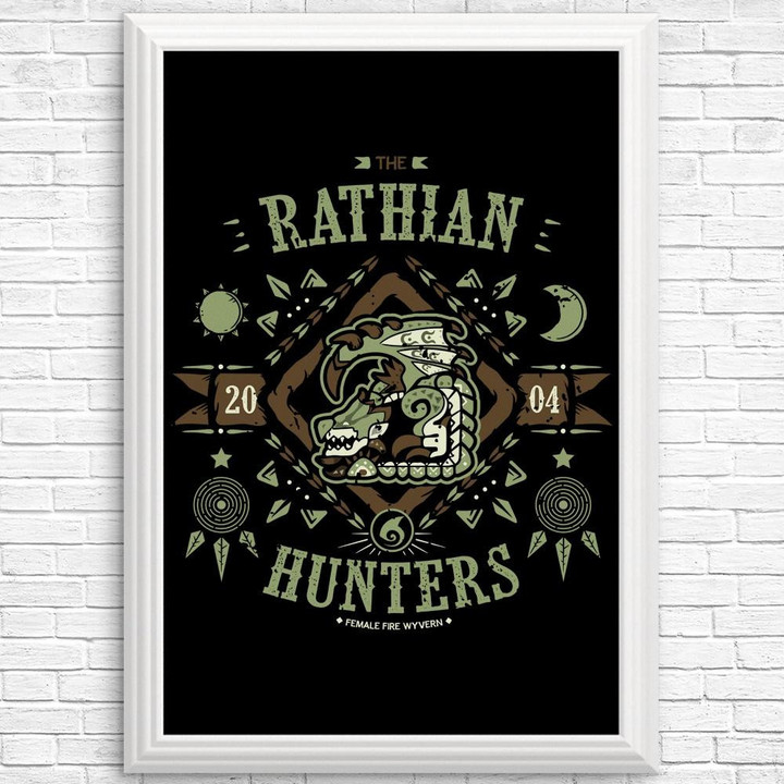 The Rathian Hunterss Wall Art Canvas Print | PB Canvas
