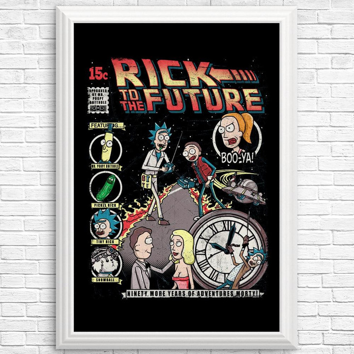 Rick To The Futures Wall Art Canvas Print | PB Canvas
