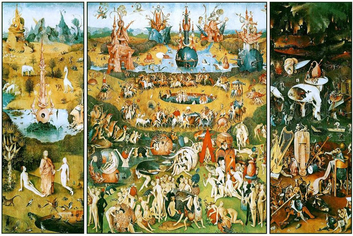 Hieronymus Bosch Garden Of Earthly Delights Triptych Canvas Canvas Print | PB Canvas