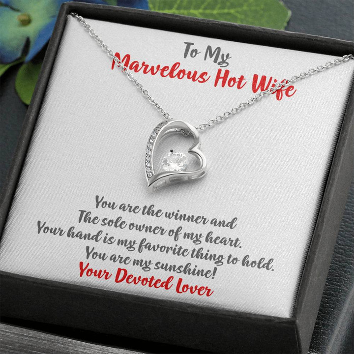 To My Wife Necklace, Anniversary Gift For Wife, Birthday Gift For Wife, Gifts For Wife, Necklace For Wife, Gift For Wife , Heart Necklace