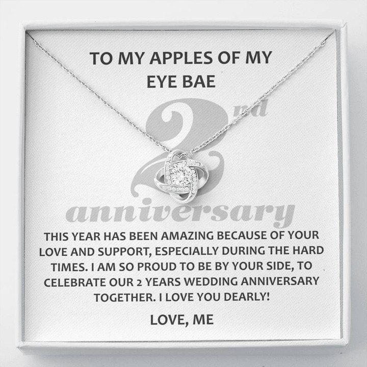 To My Apples Of My Eye Bae, 2 Year Anniversary Gift, Boyfriend Cotton Anniversary, Sobriety Gift For Husband - Buy Now