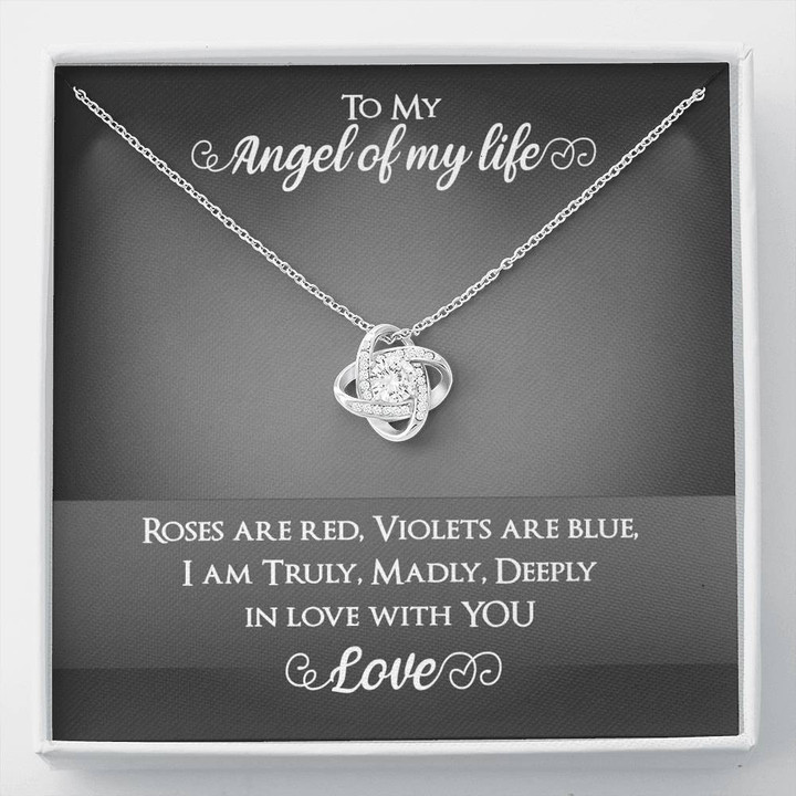 Love Knot, To My Twin Flame Gift Necklace To Girlfriend,Soulmate Twin Flame Jewelry, Twin Flame Spiritual Gift Present For Twin Flame