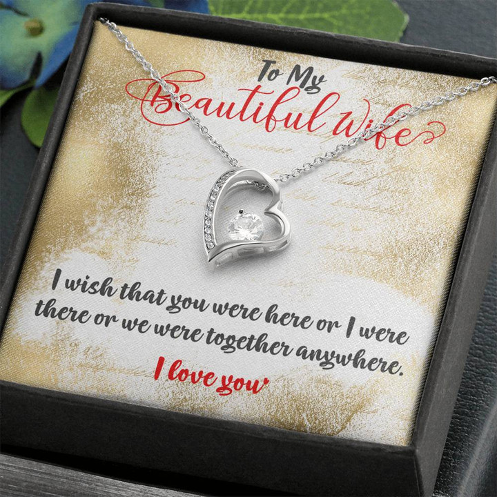 Soulmate Heart Necklace, Couples Initial Necklace For Girlfriend For Wife, Personalized Anniversary Gift, Birthday Gift For Her , Heart Necklace