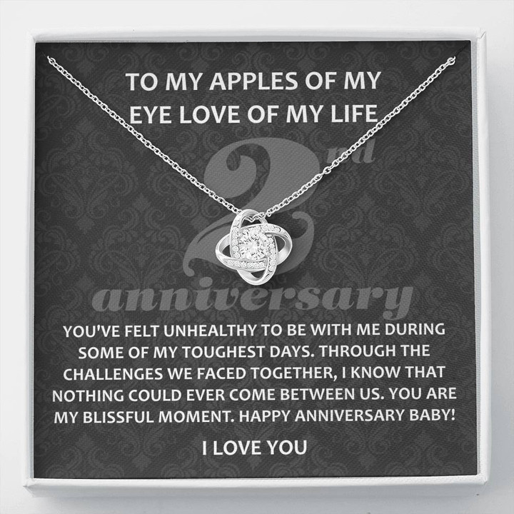 To My Apples Of My Eye Love Of My Life, 2 Year Anniversary Gift, Cotton Anniversary, One Year Sobriety Gift - Buy Now