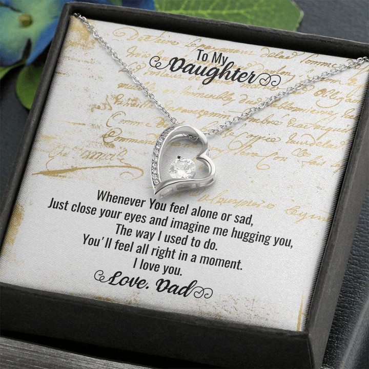 Stepdaughter Gift From Stepfather, To My Bonus Daughter Gift, New Stepdaughter, Like A Daughter To Me,  Gift for Stepdaughter From Stepdad , Heart Necklace