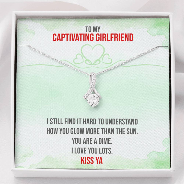 Captivating Girlfriend,Future Wife,Girlfriend Necklace Pendant,Anniversary Gifts,Christmas Gift Alluring Beauty Necklace