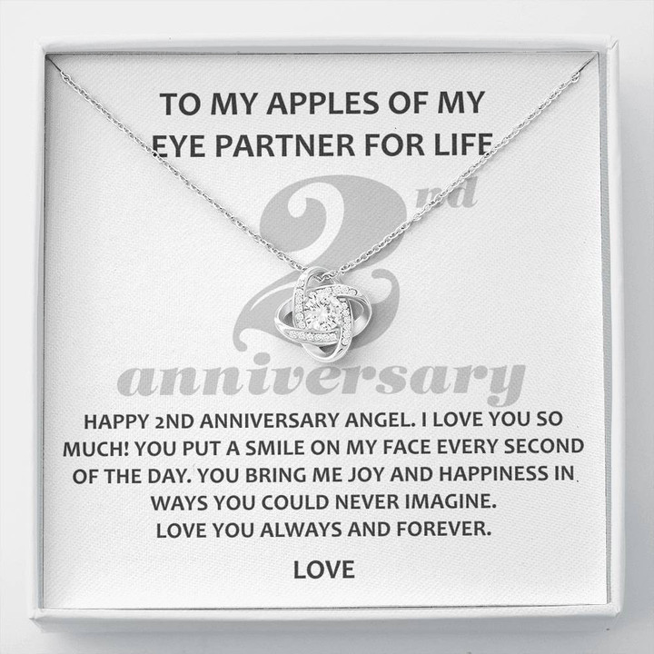 To My Apples Of My Eye Partner For Life, 2 Year Anniversary Gift, Cotton Anniversary, Sobriety Gift For Husband - Buy Now