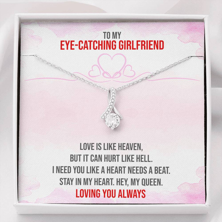 Eye-Catching Girlfriend,To My Girlfriend,Girlfriend Bday,Anniversary Gifts,Christmas Gift Alluring Beauty Necklace