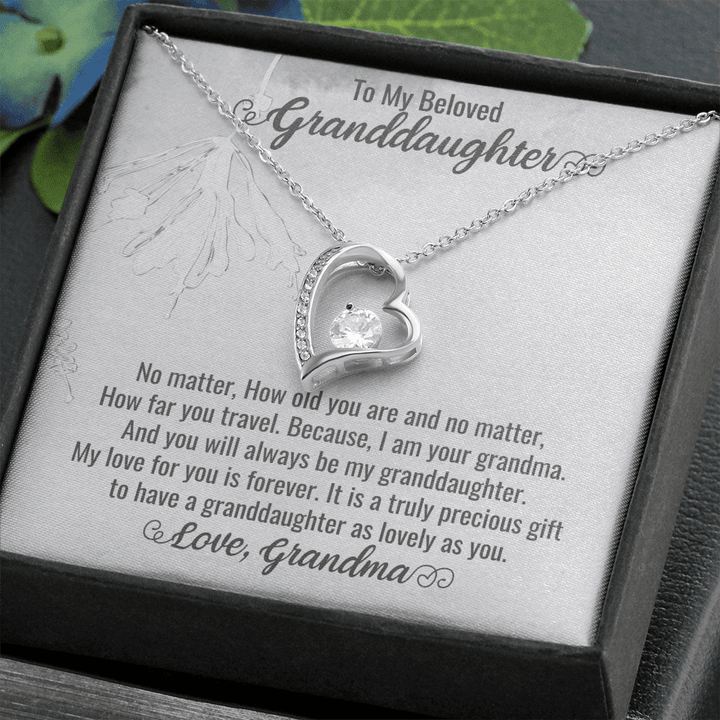 Granddaughter Christmas Gift, Granddaughter Gifts Necklace, New Granddaughter Gifts, To Our Granddaughter Gifts , Heart Necklace