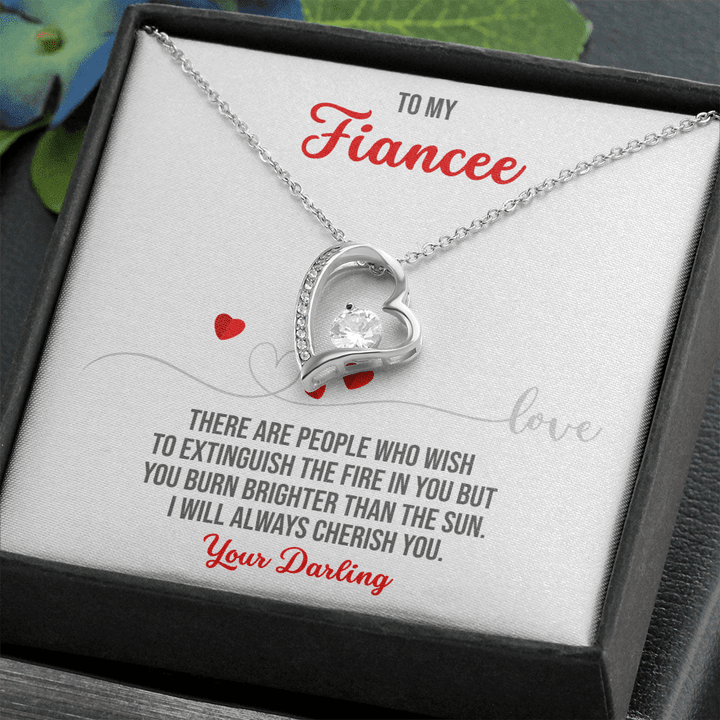 Valentine Day Gift for gf, Future Wife Necklace Gift, Future Wife Necklace, Future Wife Jewelry Fiancee , Heart Necklace