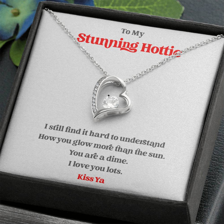 Congratulations Pregnancy Gift, Christmas Gift for Pregnant Wife from Husband, Newly Pregnant Friend, Anniversary Gift for Pregnant Wife , Heart Necklace
