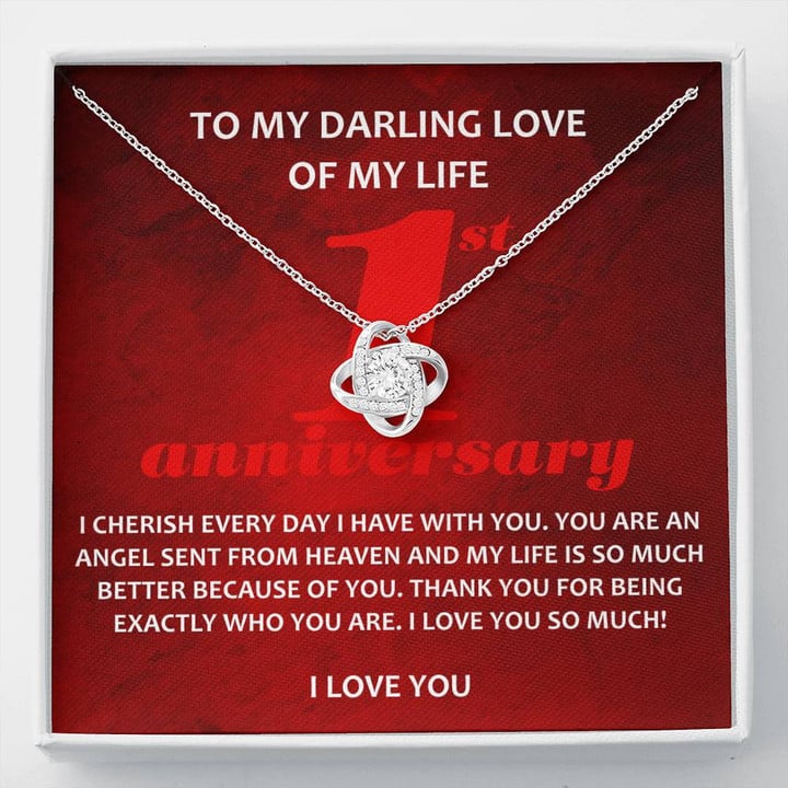 To My Darling Love Of My Life To My Wife Necklace Anniversary Gift For Wife, Birthday Gift For Wife, Gift For Wife, Necklace For Wife, Gift For Wife Birthday