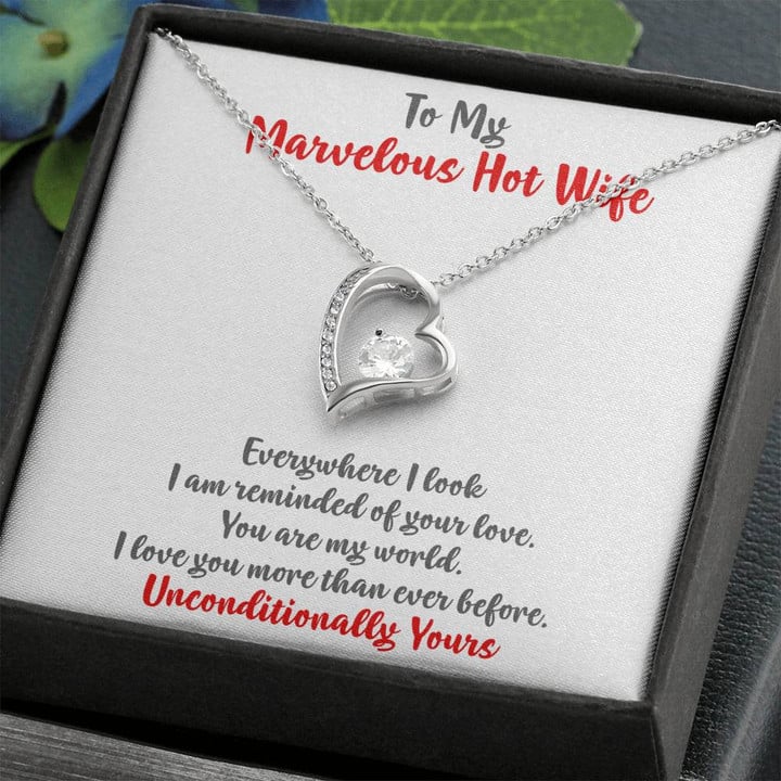 Heart Pendant, Future Wife Necklace, Fiancee Birthday Gift, Fiancee Gift For Her, Engagement Gift, To My Future Wife Gift , Heart Necklace