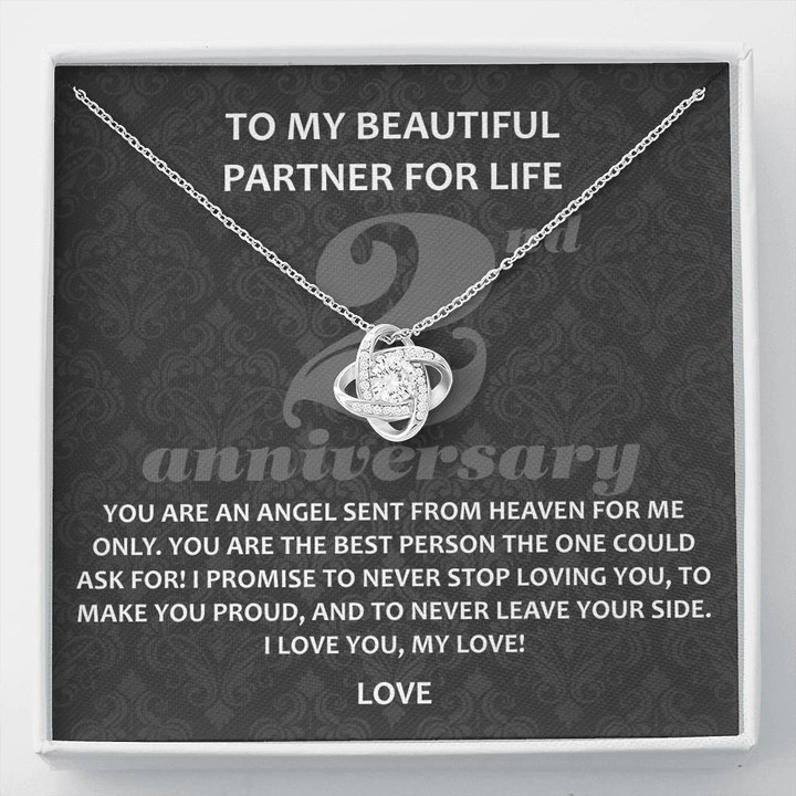 To My Beautiful Partner For Life, 2 Year Anniversary Gift, Gift for Wife, Sobriety Gift For Dad - Buy Now