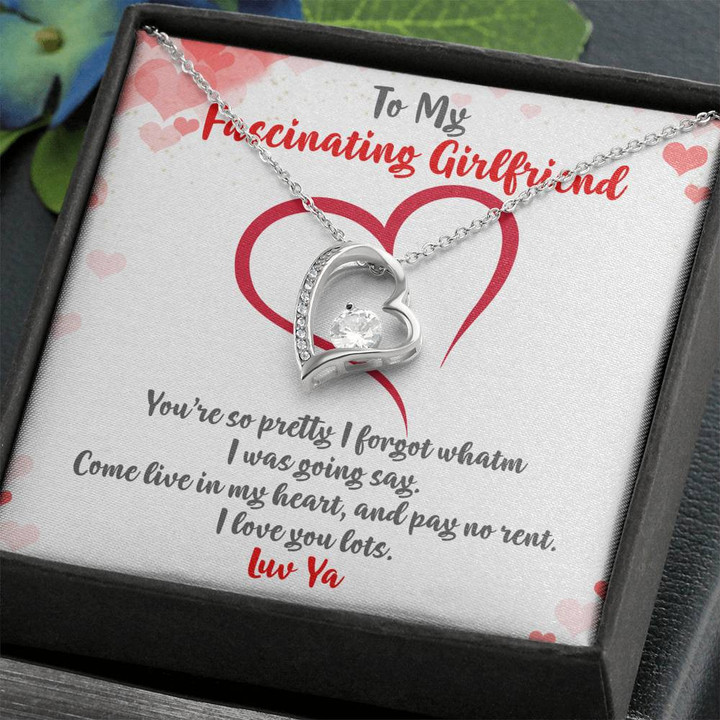 To My Soulmate Necklace, Soul mate Gift, Girlfriend Anniversary Gift, Girlfriend Birthday Gift, Soulmate Jewellery, Romantic Quotes, , Heart Necklace