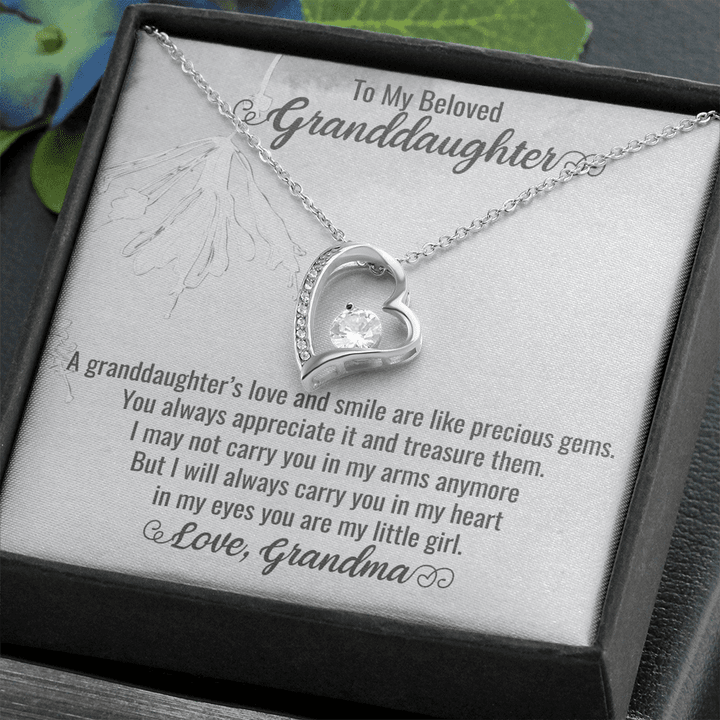 Granddaughter Christmas Gift, Granddaughter Gifts From Grandparents, Our Granddaughter Gifts, Unique Granddaughter Gifts , Heart Necklace