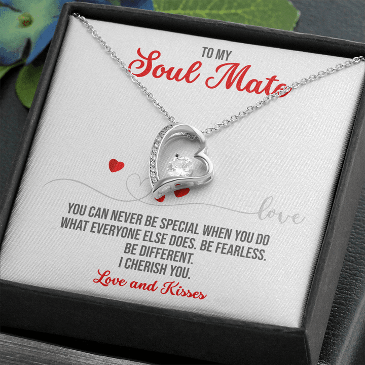 Valentine Day Gift for gf, Soulmate Gift, Soulmate Gift for Him, Soulmate Gift Him, Soulmate Gift for Her , Heart Necklace