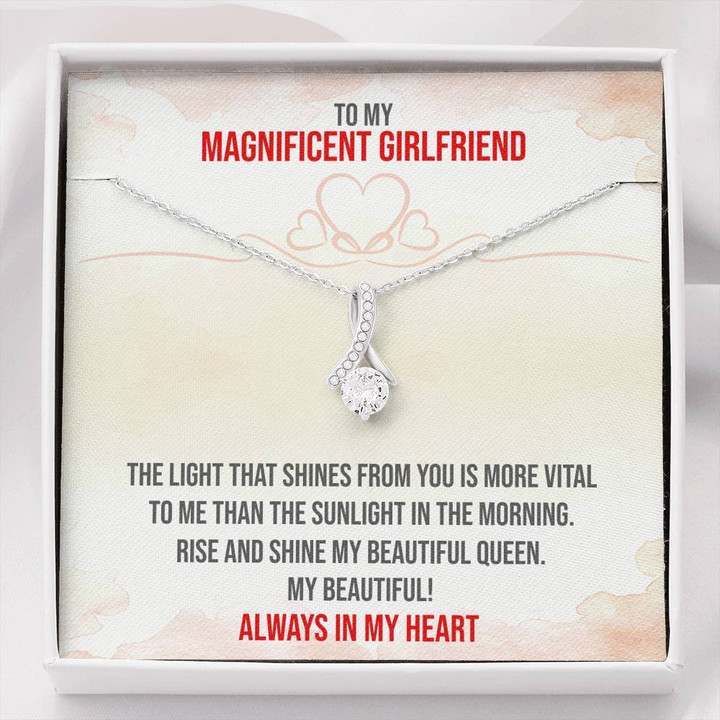 Magnificent Girlfriend,Receptionist Gifts,For My Girlfriend,Anniversary Gifts,Christmas Gift Alluring Beauty Necklace