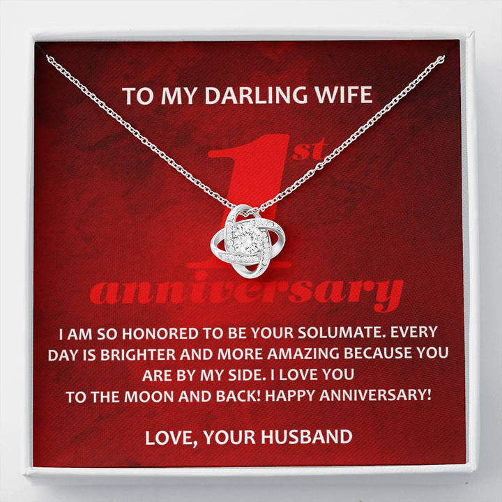 To My Darling Wife To My Wife Necklace Anniversary Gift For Wife, Birthday Gift For Wife, Gift For Wife, Necklace For Wife, Gift For Wife Birthday
