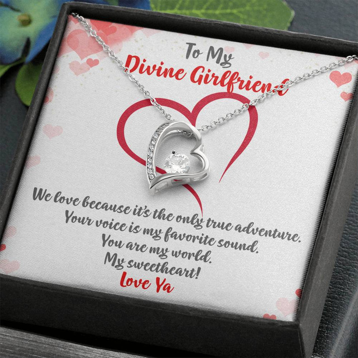 To My Soulmate Necklace, Anniversary Gift, Soulmate Gift, To My Friend Necklace, Heart Pendant, Friend Birthday Gift, To My Girlfriend Gift , Heart Necklace