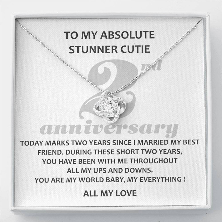 To My Absolute Stunner Cutie, 2 Year Anniversary Gift for Him, 2nd Year Wedding Anniversary, Sobriety Gift For Dad - Buy Now