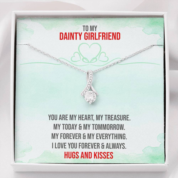 Dainty Girlfriend,To My Girlfriend,Girlfriend Necklace Pendant,Anniversary Gifts,Christmas Gift Alluring Beauty Necklace