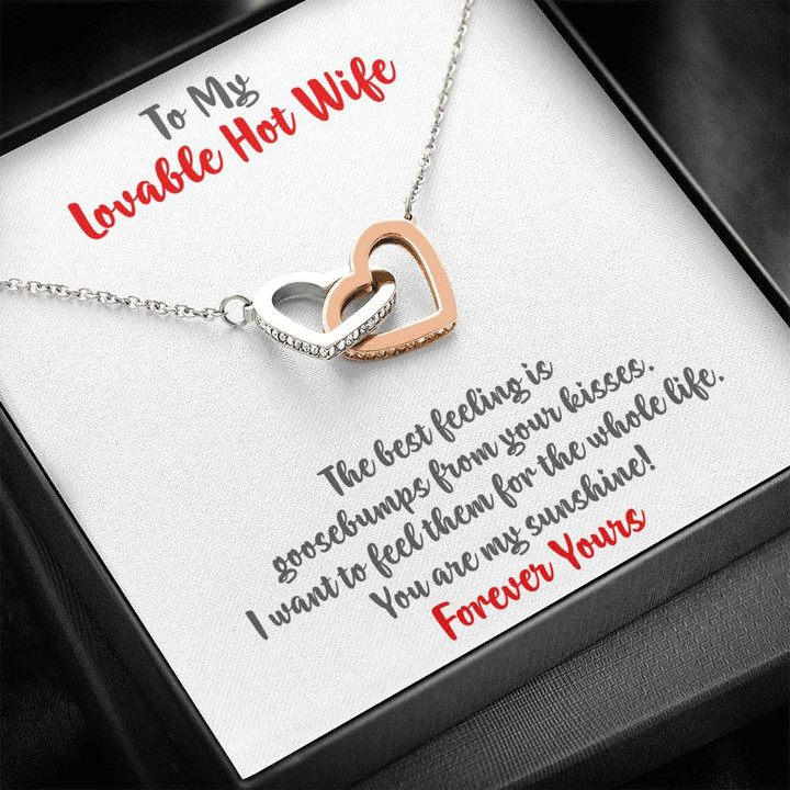 Interlocking Hearts, To My Twin Flame Gift Necklace To Girlfriend Soulmate Twin Flame Jewelry, Twin Flame Spiritual Gift Present For Twin Two Hearts Necklace
